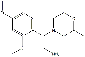 2-(2,4-dimethoxyphenyl)-2-(2-methylmorpholin-4-yl)ethanamine 구조식 이미지