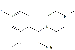 2-(2,4-dimethoxyphenyl)-2-(4-methylpiperazin-1-yl)ethanamine 구조식 이미지