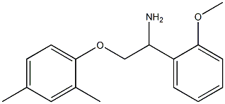 2-(2,4-dimethylphenoxy)-1-(2-methoxyphenyl)ethanamine 구조식 이미지