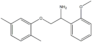 2-(2,5-dimethylphenoxy)-1-(2-methoxyphenyl)ethanamine Structure