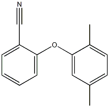 2-(2,5-dimethylphenoxy)benzonitrile Structure