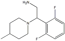 2-(2,6-difluorophenyl)-2-(4-methylpiperidin-1-yl)ethanamine 구조식 이미지