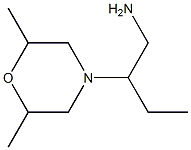 2-(2,6-dimethylmorpholin-4-yl)butan-1-amine Structure