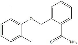 2-(2,6-dimethylphenoxymethyl)benzene-1-carbothioamide 구조식 이미지