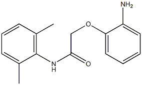 2-(2-aminophenoxy)-N-(2,6-dimethylphenyl)acetamide Structure