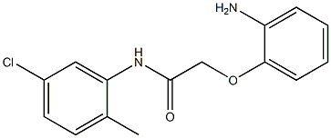 2-(2-aminophenoxy)-N-(5-chloro-2-methylphenyl)acetamide Structure