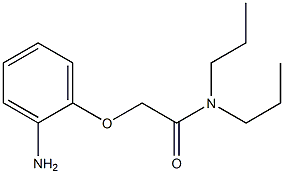 2-(2-aminophenoxy)-N,N-dipropylacetamide 구조식 이미지