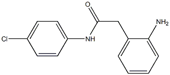 2-(2-aminophenyl)-N-(4-chlorophenyl)acetamide Structure