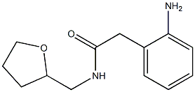 2-(2-aminophenyl)-N-(tetrahydrofuran-2-ylmethyl)acetamide 구조식 이미지