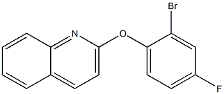 2-(2-bromo-4-fluorophenoxy)quinoline 구조식 이미지