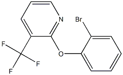 2-(2-bromophenoxy)-3-(trifluoromethyl)pyridine 구조식 이미지