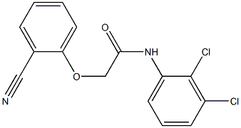 2-(2-cyanophenoxy)-N-(2,3-dichlorophenyl)acetamide Structure