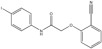 2-(2-cyanophenoxy)-N-(4-iodophenyl)acetamide Structure