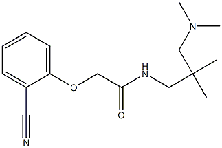 2-(2-cyanophenoxy)-N-[3-(dimethylamino)-2,2-dimethylpropyl]acetamide Structure