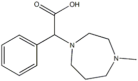 2-(4-methyl-1,4-diazepan-1-yl)-2-phenylacetic acid 구조식 이미지