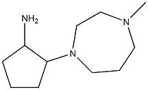 2-(4-methyl-1,4-diazepan-1-yl)cyclopentan-1-amine Structure