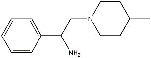 2-(4-methylpiperidin-1-yl)-1-phenylethanamine Structure