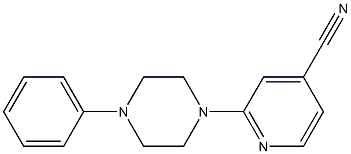 2-(4-phenylpiperazin-1-yl)isonicotinonitrile 구조식 이미지