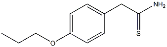 2-(4-propoxyphenyl)ethanethioamide 구조식 이미지