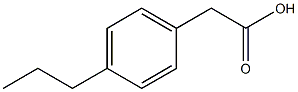 2-(4-propylphenyl)acetic acid Structure