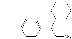 2-(4-tert-butylphenyl)-2-(thiomorpholin-4-yl)ethan-1-amine Structure