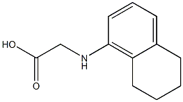 2-(5,6,7,8-tetrahydronaphthalen-1-ylamino)acetic acid 구조식 이미지
