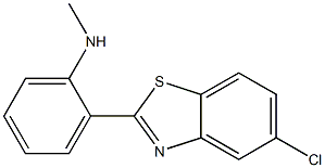 2-(5-chloro-1,3-benzothiazol-2-yl)-N-methylaniline Structure