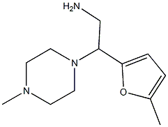 2-(5-methyl-2-furyl)-2-(4-methylpiperazin-1-yl)ethanamine Structure