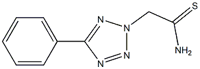 2-(5-phenyl-2H-1,2,3,4-tetrazol-2-yl)ethanethioamide Structure