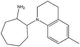 2-(6-methyl-1,2,3,4-tetrahydroquinolin-1-yl)cycloheptan-1-amine Structure