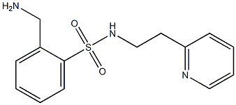 2-(aminomethyl)-N-(2-pyridin-2-ylethyl)benzenesulfonamide Structure