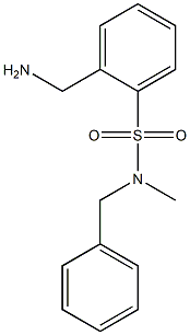 2-(aminomethyl)-N-benzyl-N-methylbenzene-1-sulfonamide Structure