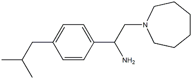 2-(azepan-1-yl)-1-[4-(2-methylpropyl)phenyl]ethan-1-amine 구조식 이미지