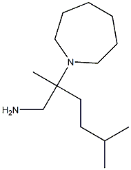 2-(azepan-1-yl)-2,5-dimethylhexan-1-amine 구조식 이미지