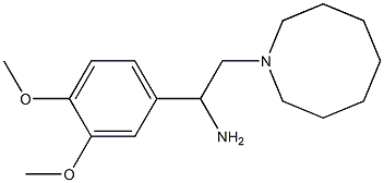 2-(azocan-1-yl)-1-(3,4-dimethoxyphenyl)ethan-1-amine 구조식 이미지