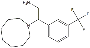 2-(azocan-1-yl)-2-[3-(trifluoromethyl)phenyl]ethan-1-amine Structure