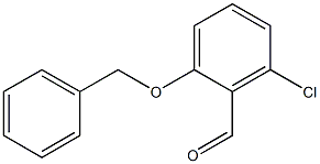 2-(benzyloxy)-6-chlorobenzaldehyde Structure