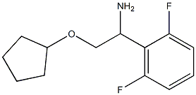 2-(cyclopentyloxy)-1-(2,6-difluorophenyl)ethanamine Structure