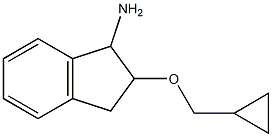 2-(cyclopropylmethoxy)-2,3-dihydro-1H-inden-1-amine Structure