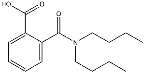 2-(dibutylcarbamoyl)benzoic acid Structure