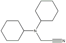 2-(dicyclohexylamino)acetonitrile 구조식 이미지