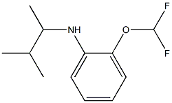2-(difluoromethoxy)-N-(3-methylbutan-2-yl)aniline 구조식 이미지