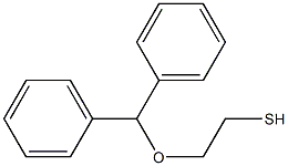 2-(diphenylmethoxy)ethane-1-thiol 구조식 이미지