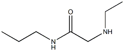 2-(ethylamino)-N-propylacetamide 구조식 이미지