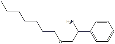 2-(heptyloxy)-1-phenylethan-1-amine 구조식 이미지
