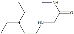 2-{[2-(diethylamino)ethyl]amino}-N-methylacetamide 구조식 이미지