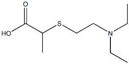 2-{[2-(diethylamino)ethyl]thio}propanoic acid Structure