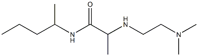 2-{[2-(dimethylamino)ethyl]amino}-N-(pentan-2-yl)propanamide Structure