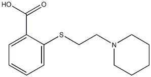 2-{[2-(piperidin-1-yl)ethyl]sulfanyl}benzoic acid Structure