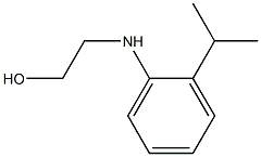 2-{[2-(propan-2-yl)phenyl]amino}ethan-1-ol 구조식 이미지